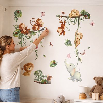 Stickers muraux chambre | Design facile - Doux comme bébé