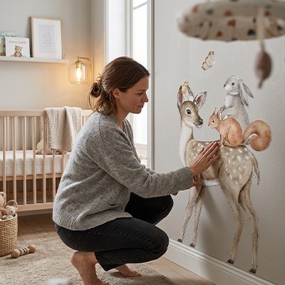 Stickers muraux chambre | Pose Facile - Doux comme bébé