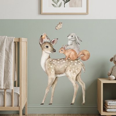 Stickers muraux chambre | Pose Facile - Doux comme bébé