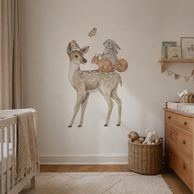 Stickers muraux chambre | Pose Facile - Doux comme bébé