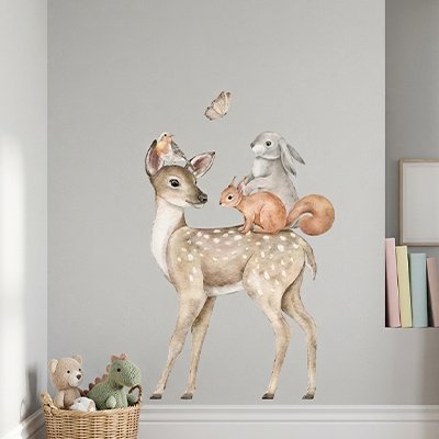Stickers muraux chambre | Pose Facile - Doux comme bébé