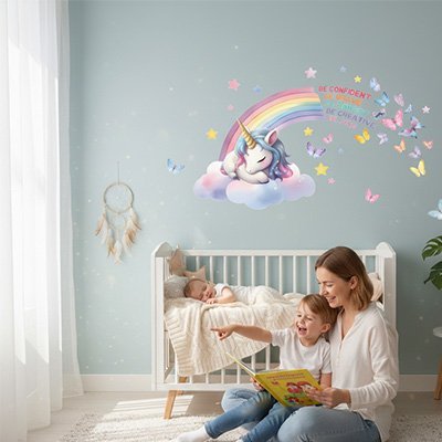 Stickers muraux enfant | Déco Facile - Doux comme bébé