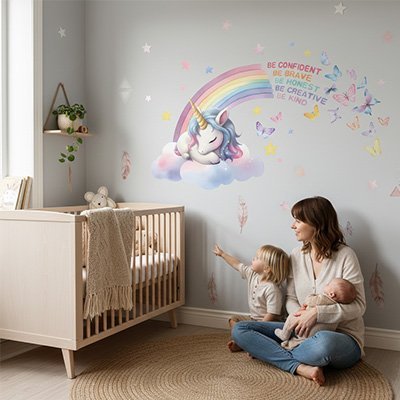 Stickers muraux enfant | Déco Facile - Doux comme bébé