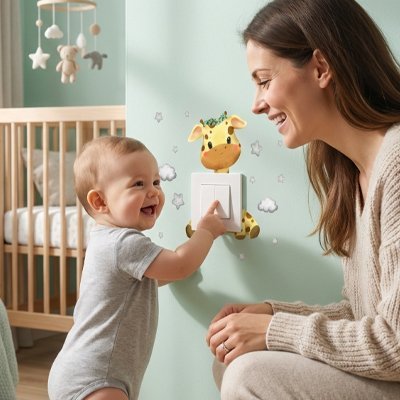 Stickers muraux enfant | Pose facile - Doux comme bébé