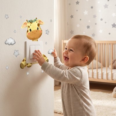 Stickers muraux enfant | Pose facile - Doux comme bébé