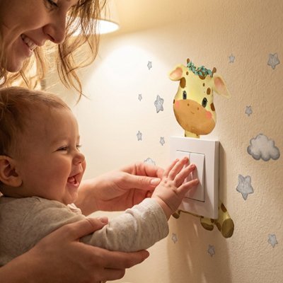 Stickers muraux enfant | Pose facile - Doux comme bébé