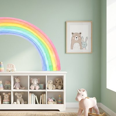 Stickers muraux enfant | Repositionnables - Doux comme bébé