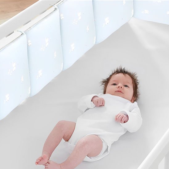 Tour de lit bébé | Cocooning Protection - Doux comme bébé
