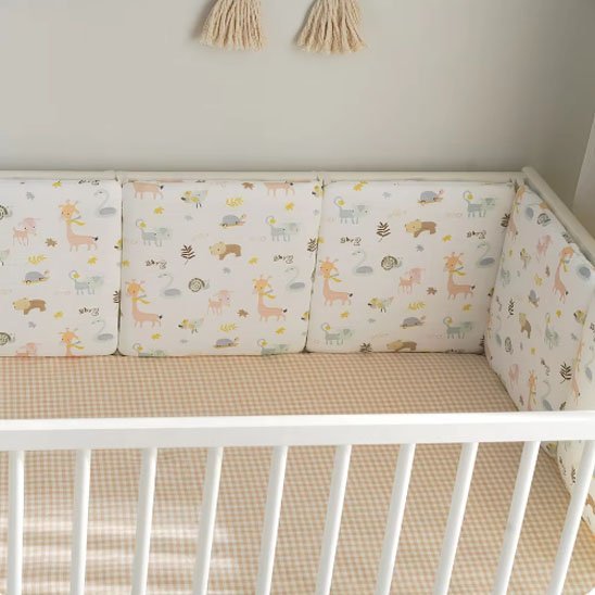 Tour de lit bébé | Cocooning Protection - Doux comme bébé