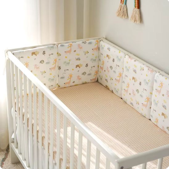 Tour de lit bébé | Cocooning Protection - Doux comme bébé