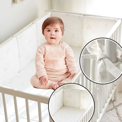 Tour de lit bébé | Cocooning Protection - Doux comme bébé