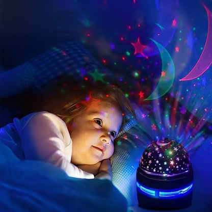 Veilleuse bébé projection plafond | Ciel Étoilé - Doux comme bébé